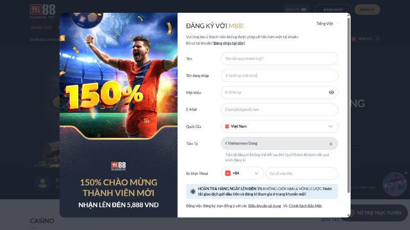 Đá gà GA28 M88 3 Đăng ký tài khoản tham gia đá gà GA28 tại M88